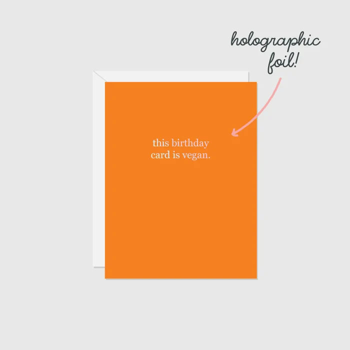 HALIFAX PAPER HEART - Birthday (Foil) Greeting Card