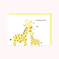 HALIFAX PAPER HEART - Congratulations New Baby Greeting Card