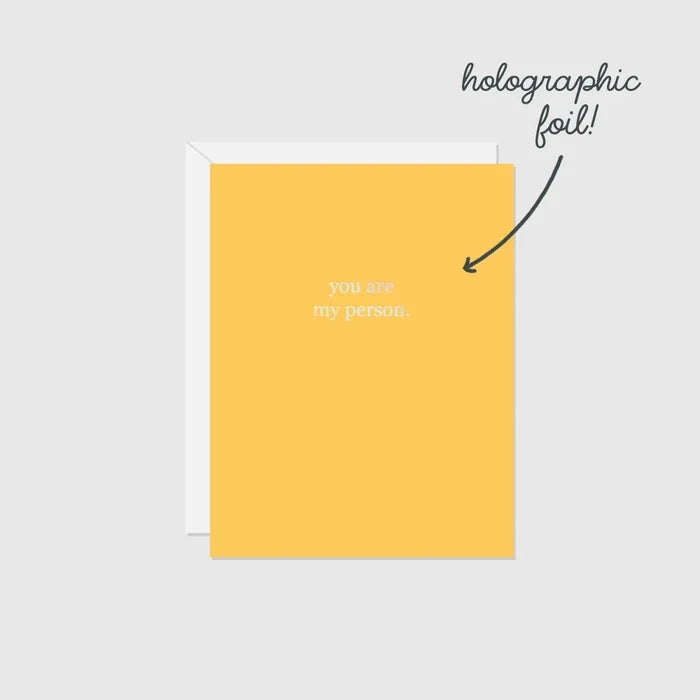 HALIFAX PAPER HEART - Love (Foil) Greeting Card