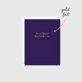 HALIFAX PAPER HEART - Sympathy (Foil) Greeting Card