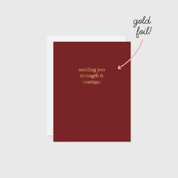 HALIFAX PAPER HEART - Thinking of You (Foil) Greeting Card