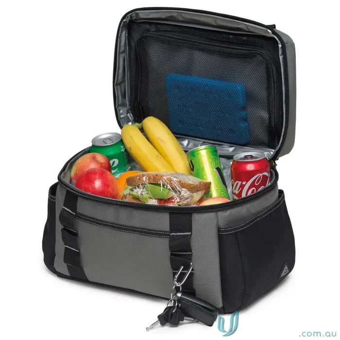 adjustable strap cooler IGHHC HardHat Insulated Cooler Bag with Adjustable Strap â€“ Steel Grey