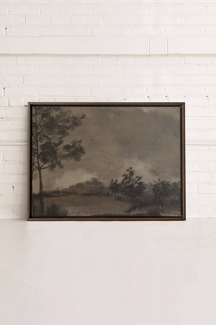 HAZY WOODS, canvas wall art print - Magnolia Lane co. Home + Garden + Gift