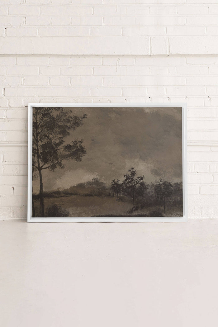 HAZY WOODS, canvas wall art print - Magnolia Lane co. Home + Garden + Gift