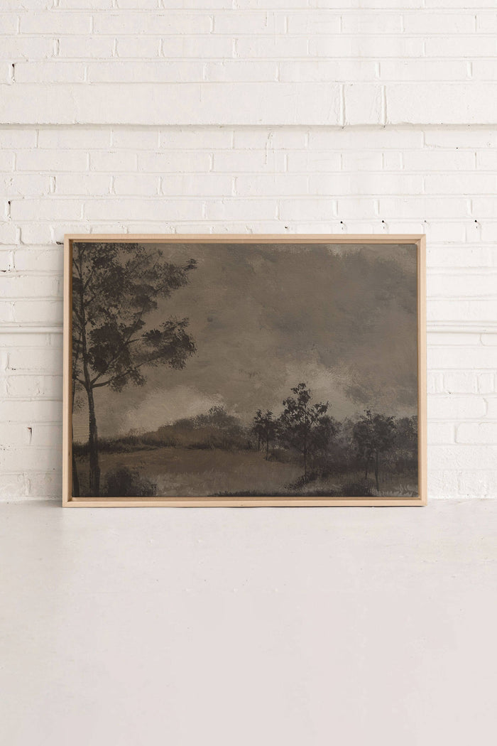 HAZY WOODS, canvas wall art print - Magnolia Lane co. Home + Garden + Gift