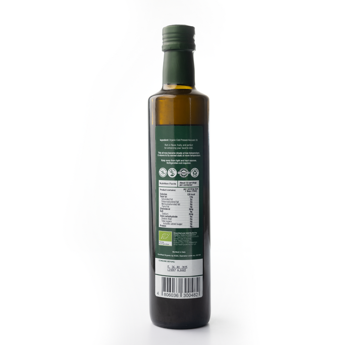 Healthy Options Organic Avocado Oil 500ml