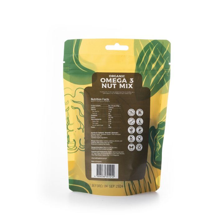 Healthy Options Organic Omega-3 Nut Mix 142g