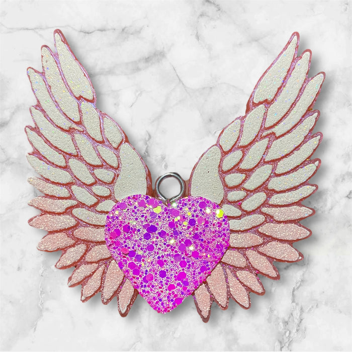 Heart Angel Wings Freshie *PLEASE SPECIFY IF YOU WANT A PICTURE*
