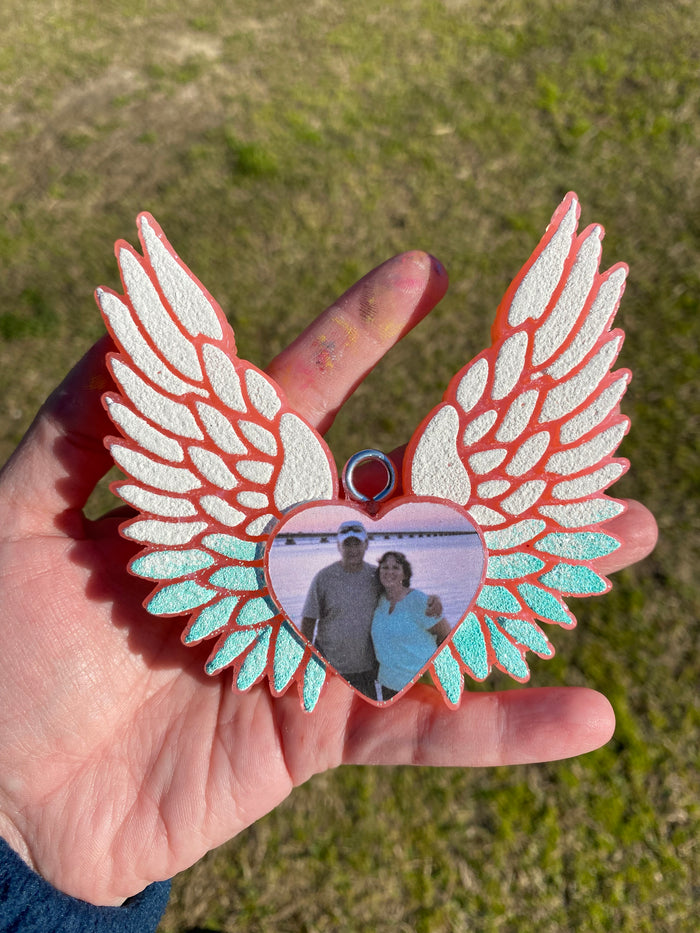 Heart Angel Wings Freshie *PLEASE SPECIFY IF YOU WANT A PICTURE*