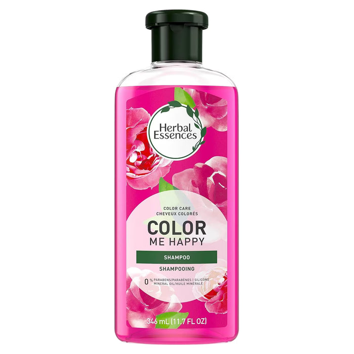 Herbal Essences Color Me Happy Shampoo and Body Wash for Color-Treated Hair, Moroccan Rose Scent, 11.7 oz - 6 Pack