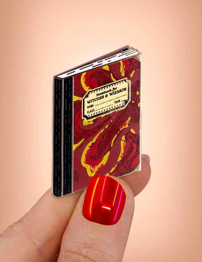 House notebook enamel pin - LE 60