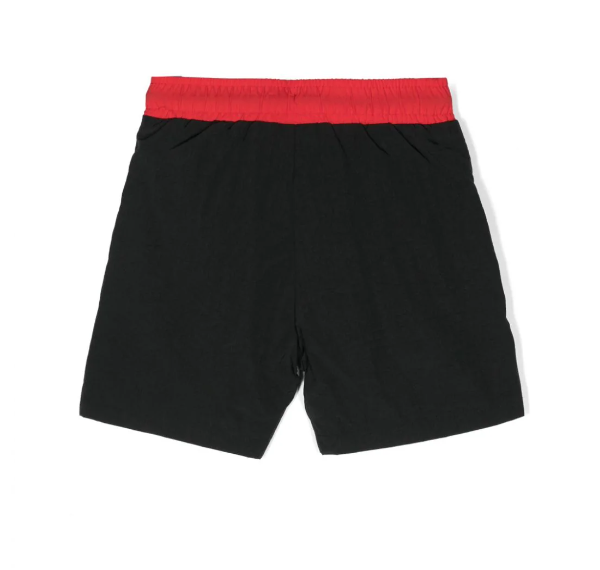 HUGO logo-print swim shorts