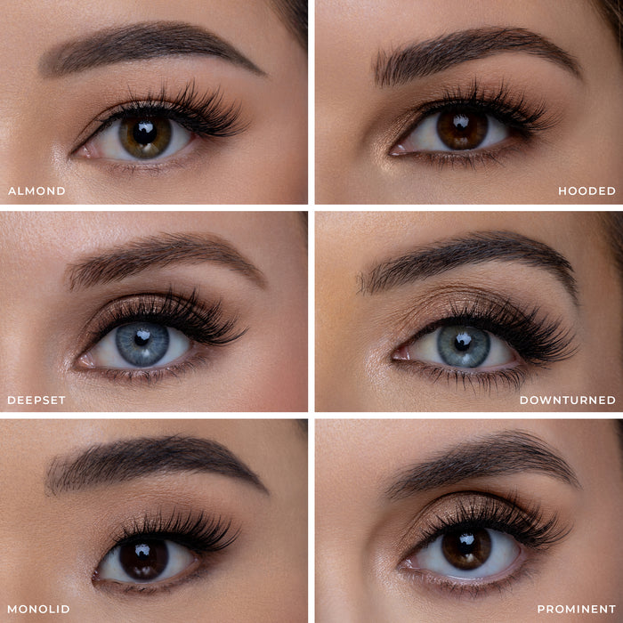 Iconic Lite Demi on different eye shapes.