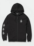 Volcom Iconic Stone Zip Jacket, black men’s fleece hoodie size S