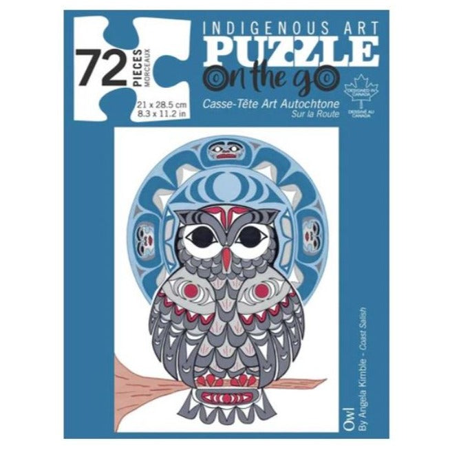 INDIGENOUS COLLECTION 72 Piece Puzzle - Owl