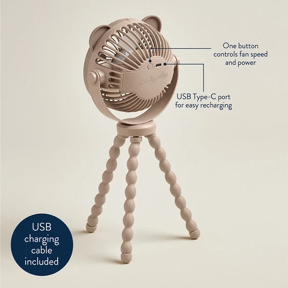 Itzy Ritzy Itzy Breeze 3-Speed Stroller Fan (two colors!)