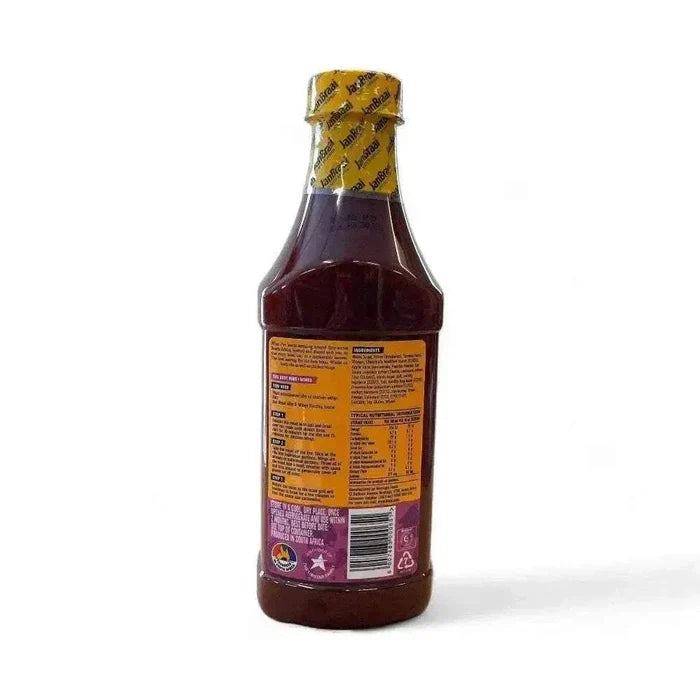 Jan Braai Basting Ribs & Wings 750ml bottle with rich smoky South African sauce for grilling ribs and chicken wings