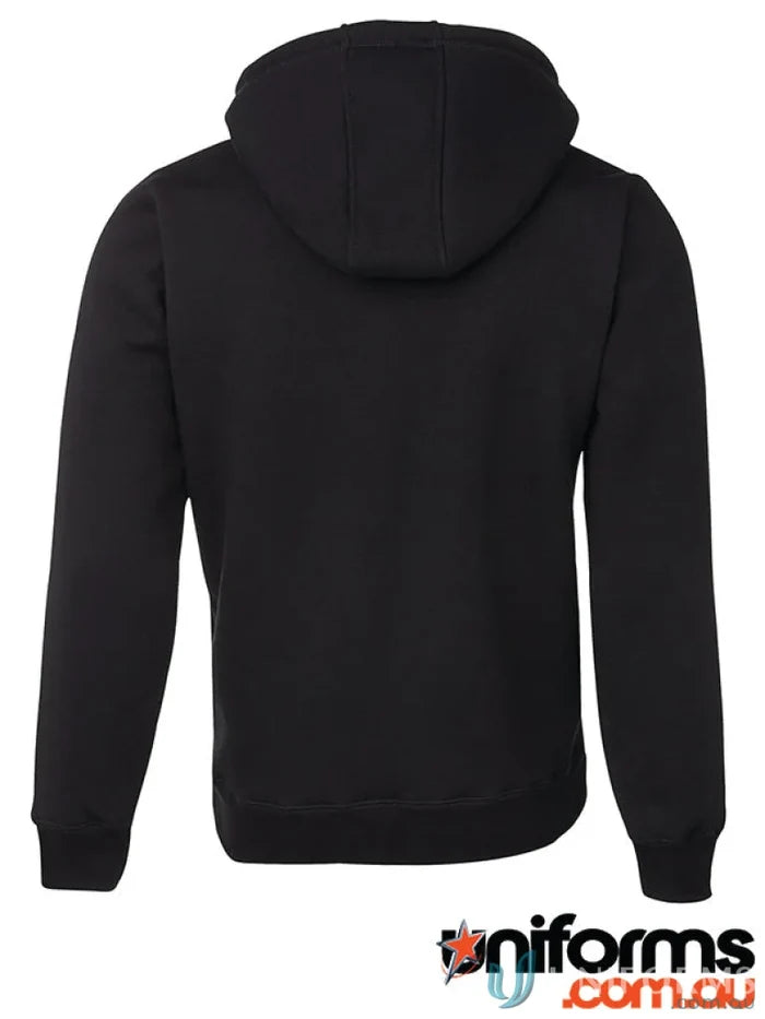Black hooded sweatshirt from JBs Adults Shepherd Hoodie collection, made with comfy shepherd fleece
