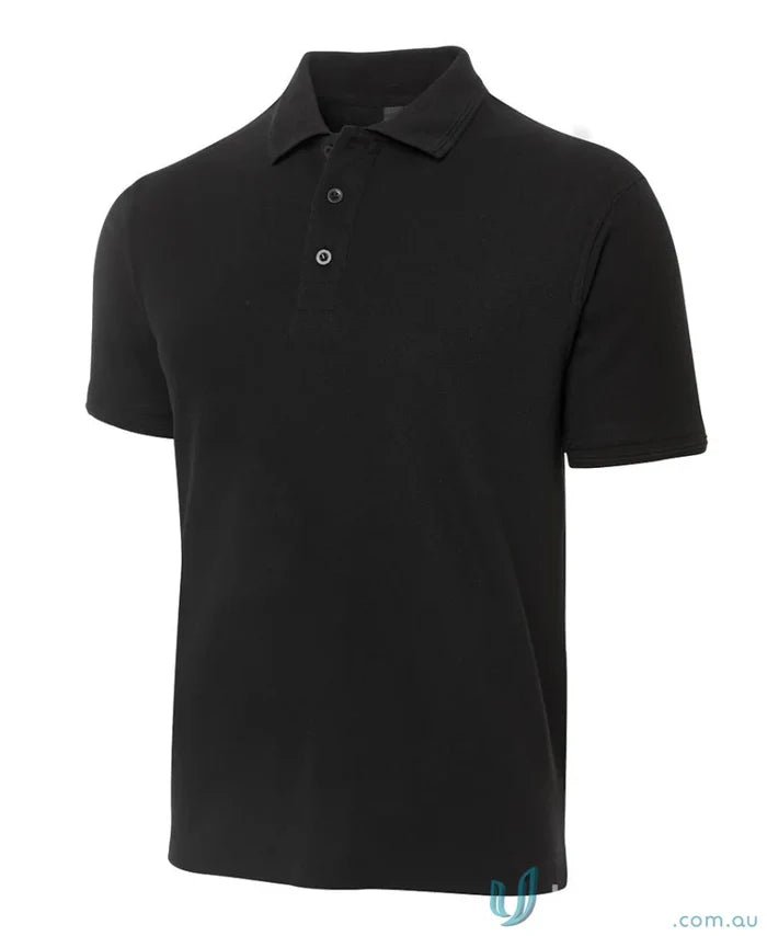 Black JBs Pique Polo with UPF protection and classic short-sleeve design