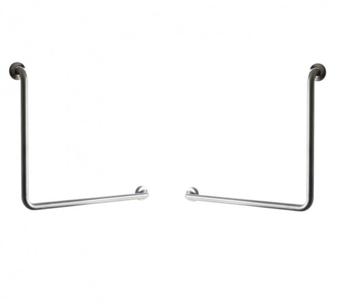 JD MACDONALD JDM-GAL-P Ambulant Grab Rail Pair (Set of 2)