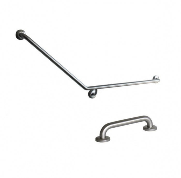 JD MACDONALD JDM-GTP-8 Toilet Grab Rail Set 40 Degree Right Hand