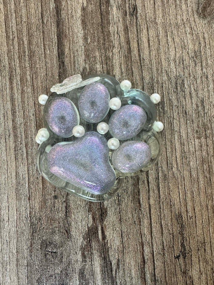 Jelly Blue Butterfly Paw Squish Toy