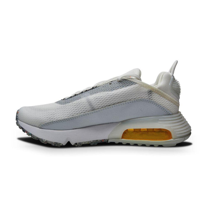 Juniors Nike Air Maz 2090 GS - DB1557 100 - White Total Orange-Air Max, Junior Footwear, Juniors (3-6), Nike Junior Footwear-Foot World UK