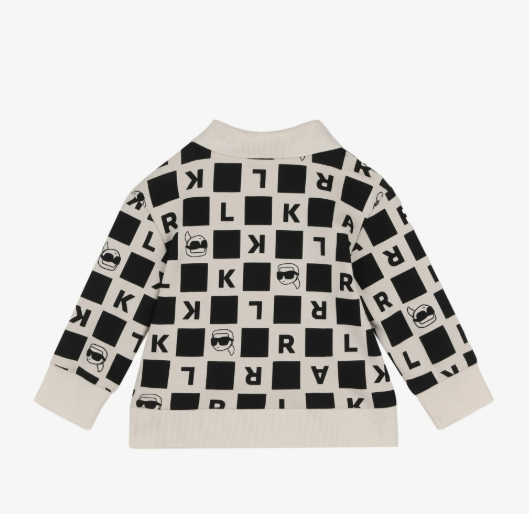 KARL LAGERFELD check-pattern tracksuit