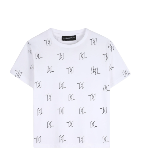 KARL LAGERFELD KIDS printed short-sleeve T-shirt