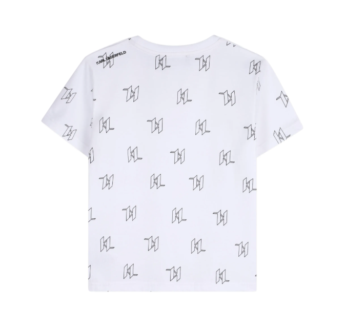 KARL LAGERFELD KIDS printed short-sleeve T-shirt