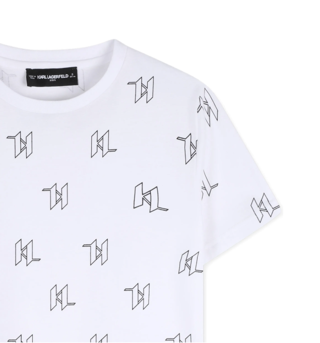 KARL LAGERFELD KIDS printed short-sleeve T-shirt