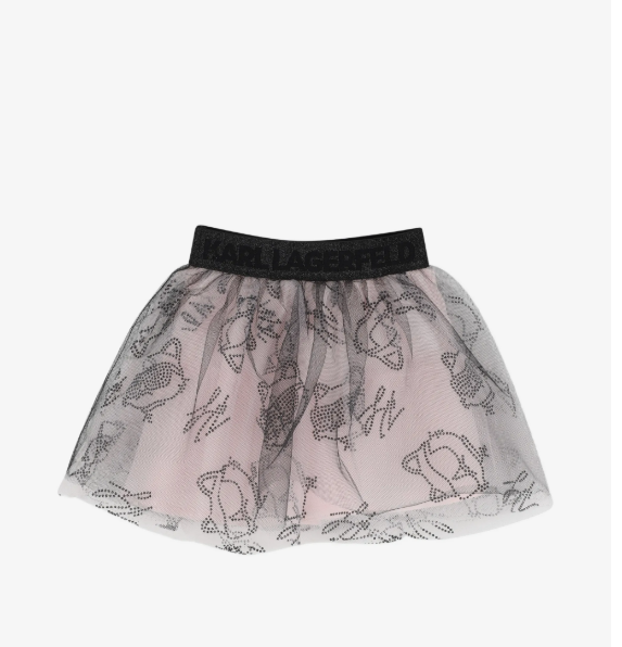 KARL LAGERFELD quilted tulle skirt set