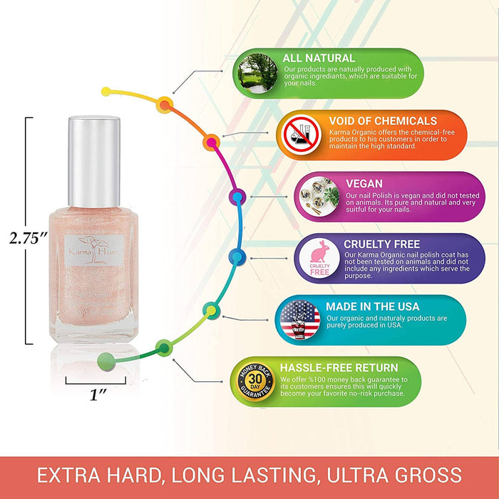Karma Organic Spa - Champagne and Pearls - Nail Polish