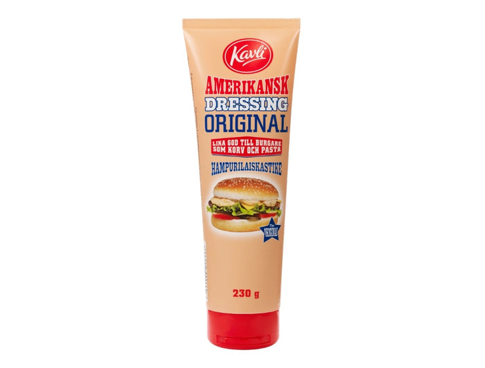 Kavli Amerikansk Hamburgerdressing Original 230g (8.11 oz) – Authentic Scandinavian Burger Dressing