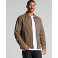 Keely canvas jacket brown workwear jacket with two front pockets and collar perfect for work uniforms and uniforms