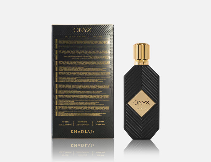 KHADLAJ ONYX GOLD 100 ML EAU DE PARFUM FOR MEN - Khadlaj Perfumes