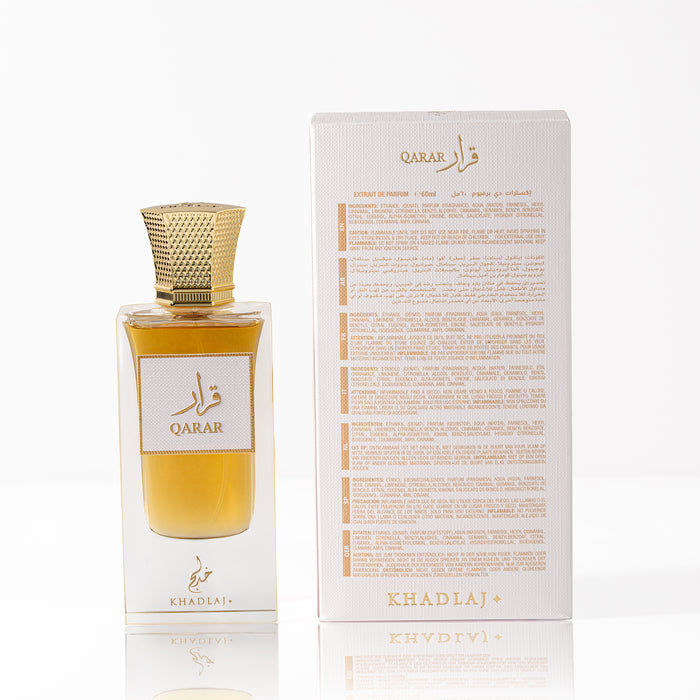 KHADLAJ QARAR 60 ML EXTRAIT DE PARFUM SPRAY FOR MEN & WOMEN - Khadlaj Perfumes