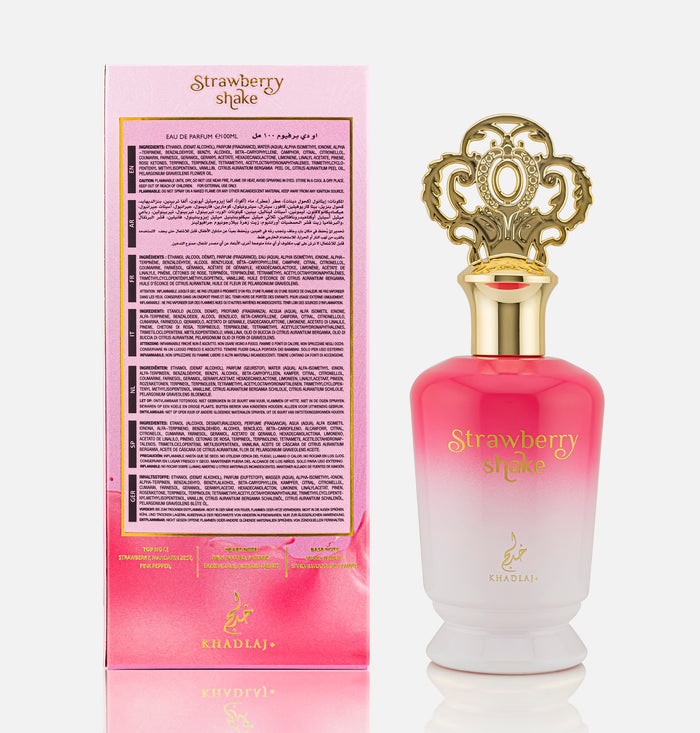 KHADLAJ STRAWBERRY SHAKE 100 ML EAU DE PARFUM SPRAY FOR WOMEN - Khadlaj Perfumes