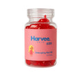 Jar of Harvee Kids detangling hair oil capsules on a white background