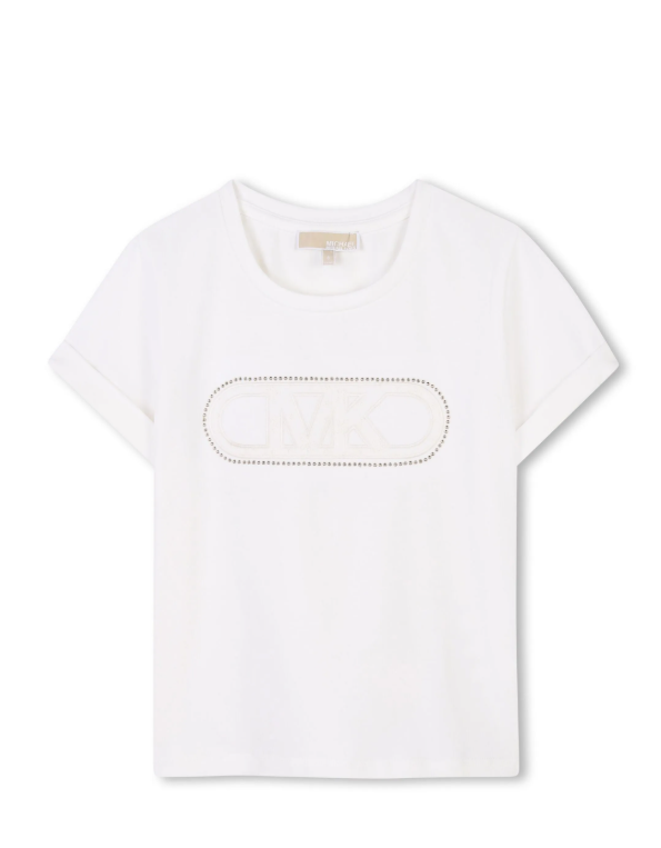 MICHAEL KORS Kids Logo Embroidered Tshirt