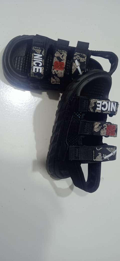 Kids NICE Sport Sandals - Black (Sizes 26-35)