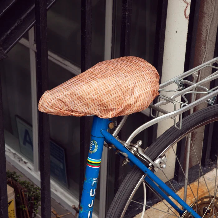 KIKKERLAND Bike Seat Protector - Wicker