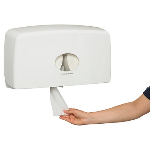 Kimberly Clark Aquarius 70210 Double Jumbo Toilet Roll Dispenser