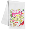 Kitchen Towel-Kentucky Handprinted Icons