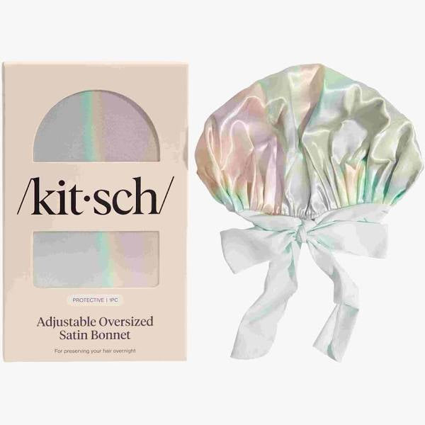 Kitsch Adjustable Oversized Satin Bonnet