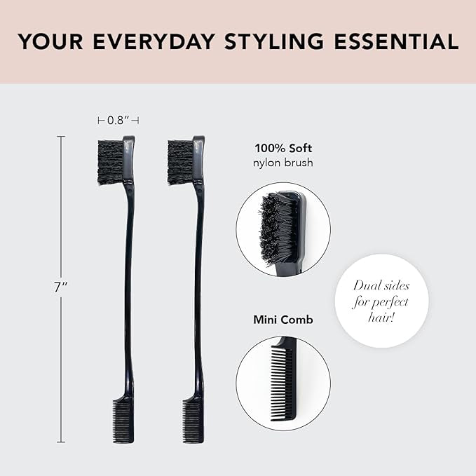 Kitsch Dual Edge Brush and Comb