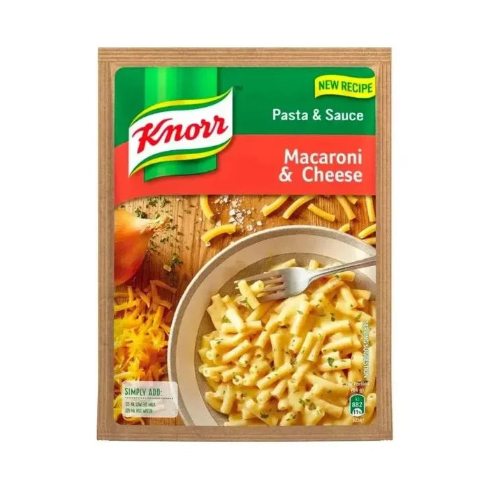 Knorr Pasta Sauce Mac 'n Cheese 125g with creamy savory sauce and perfect macaroni noodles