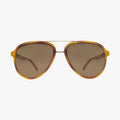 Knox Honey Tortoise Polarized Fashion Aviator Sunglasses