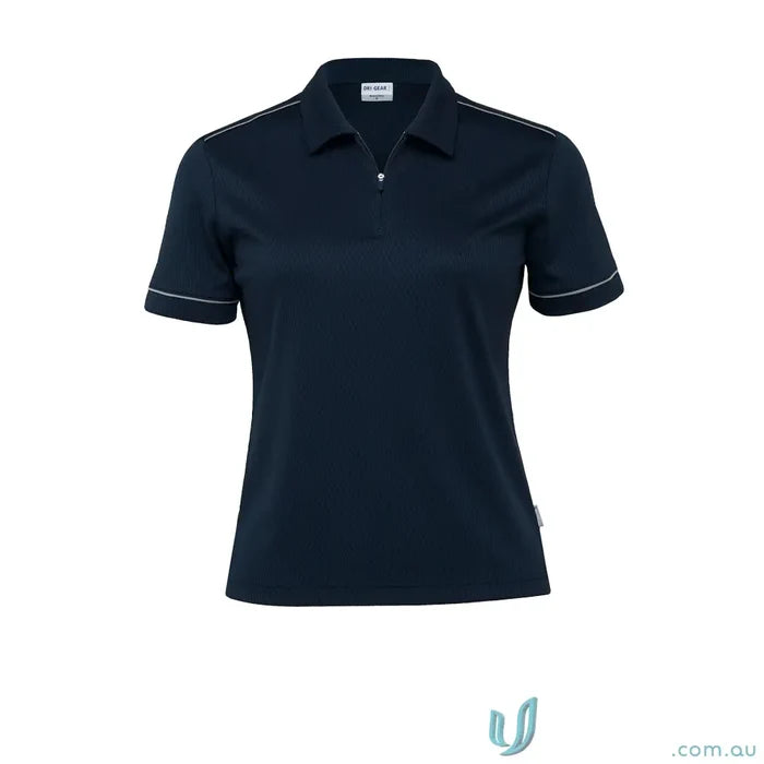 DGMP WDGMP Ladies DriGear Matrix Polo in Navy/Silver