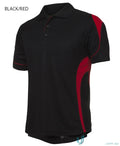 Black and red JBs Ladies Podium Bell Polo with a comfy fit for ladies podium bell season